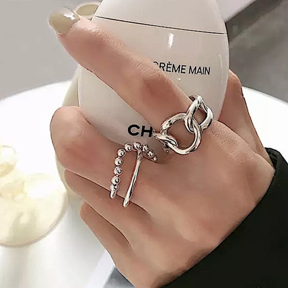 Sterling Silver Adjustable Size Ring - Picture 8 of 12